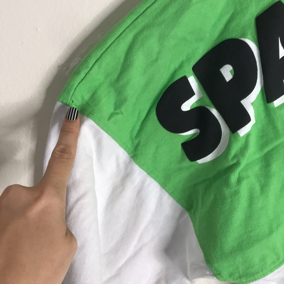 Buzz Lightyear Space Ranger Spirit Jersey Disney Parks Green/White size small - Picture 11 of 13